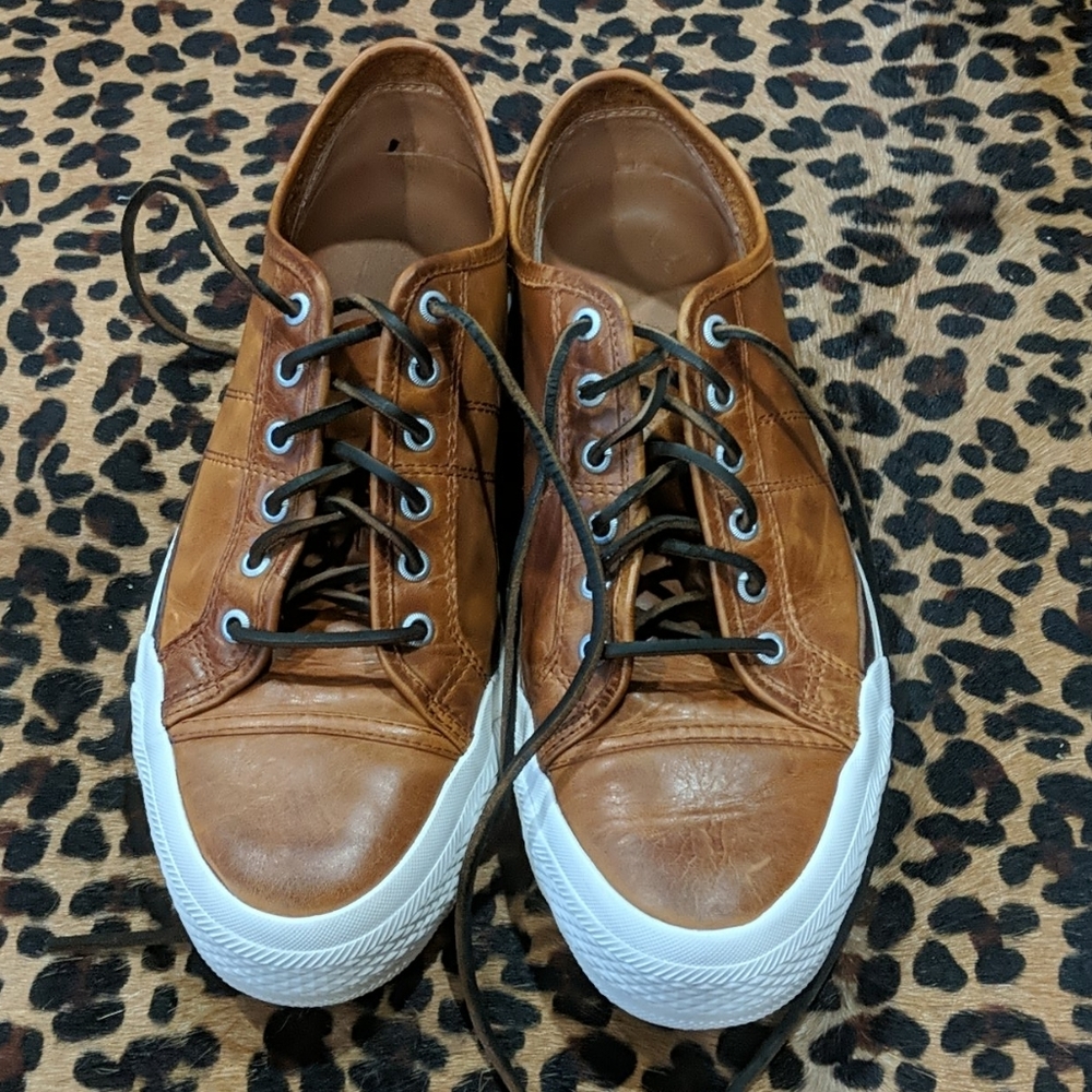 Mens Frye Leather Sneakers